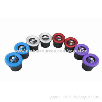 2.0CH Computer Speakers with Sub-woofer, Sized 86 x 86 x 416mm